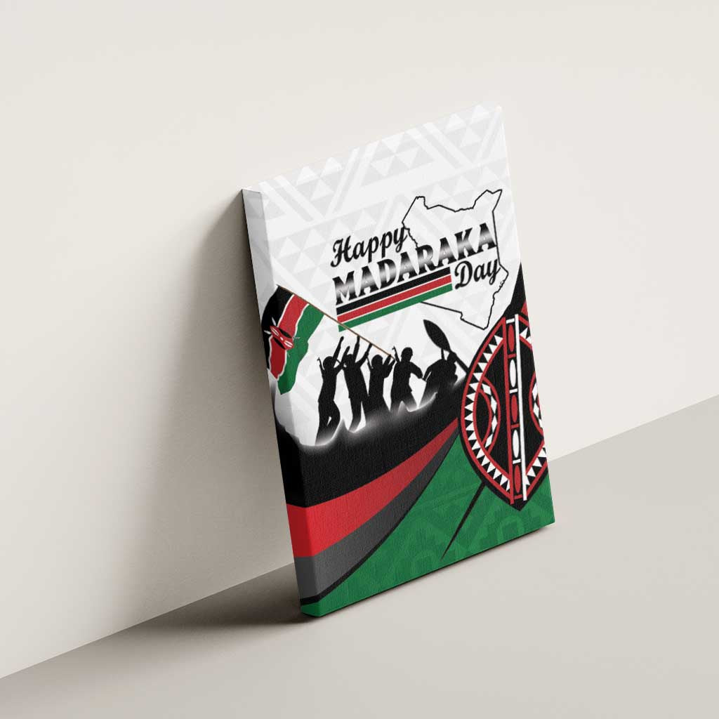 Kenya Canvas Wall Art Madaraka Day - Maasai Shield
