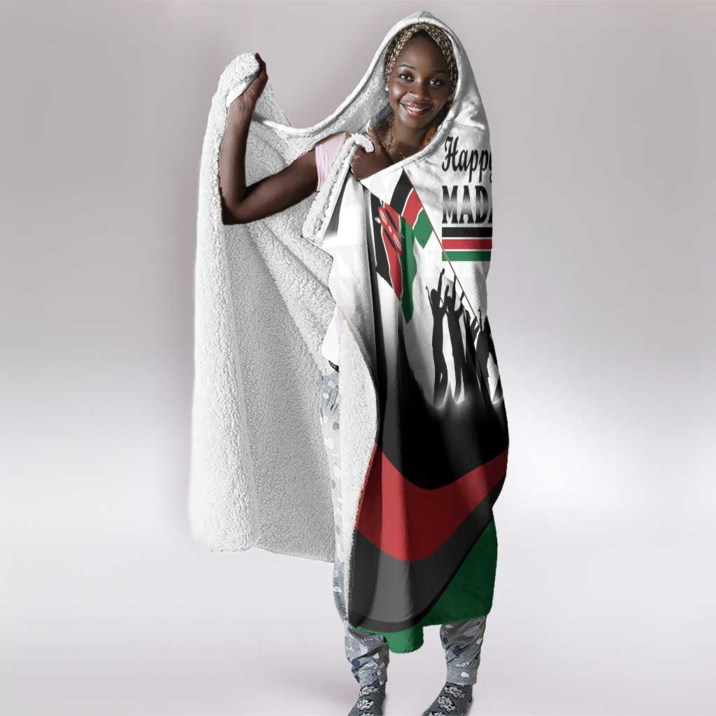 Kenya Hooded Blanket Madaraka Day - Maasai Shield