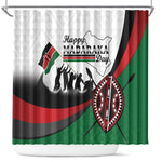 Kenya Shower Curtain Madaraka Day - Maasai Shield