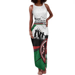 Personalised Kenya Tank Maxi Dress Madaraka Day - Maasai Shield