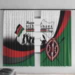 Kenya Window Curtain Madaraka Day - Maasai Shield