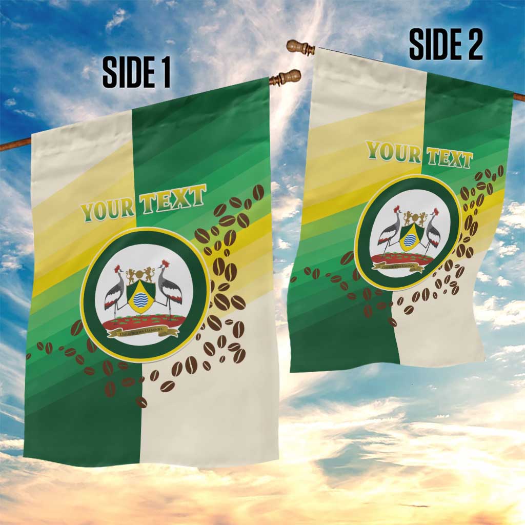 Personalised Nairobi Kenya Garden Flag Coat Of Arms With Coffee
