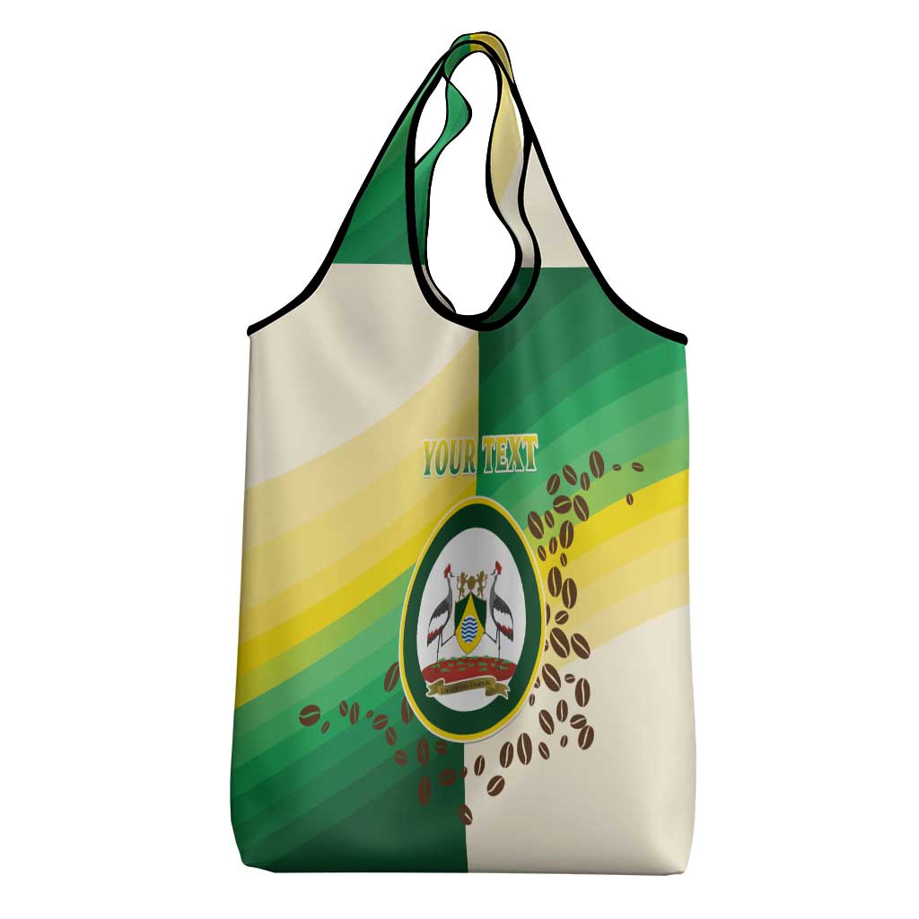 Personalised Nairobi Kenya Grocery Bag Coat Of Arms With Coffee