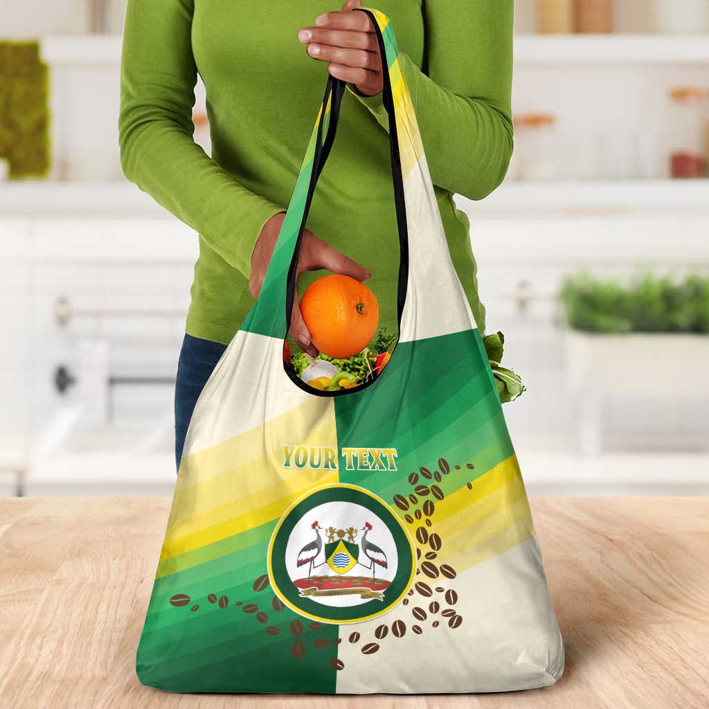 Personalised Nairobi Kenya Grocery Bag Coat Of Arms With Coffee