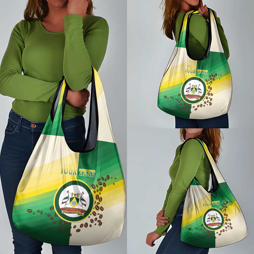 Personalised Nairobi Kenya Grocery Bag Coat Of Arms With Coffee