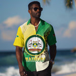 Personalised Nairobi Kenya Hawaiian Shirt Coat Of Arms With Coffee