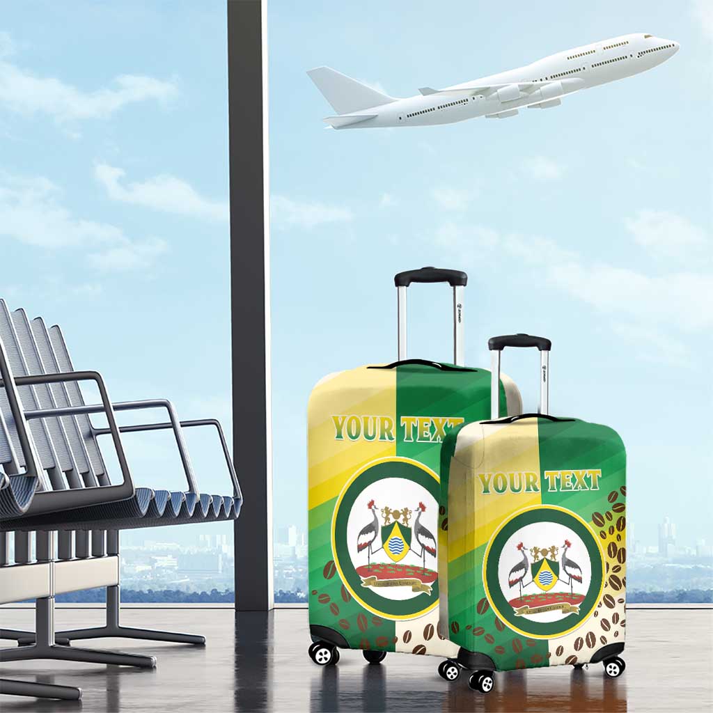 Personalised Nairobi Kenya Luggage Cover Coat Of Arms With Coffee