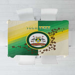 Personalised Nairobi Kenya Tablecloth Coat Of Arms With Coffee