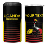 Jamhuri ya Uganda Rugby Custom 4 in 1 Can Cooler Tumbler Go Champions Cranes