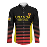 Jamhuri ya Uganda Rugby Custom Long Sleeve Button Shirt Go Champions Cranes