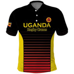 Jamhuri ya Uganda Rugby Custom Polo Shirt Go Champions Cranes