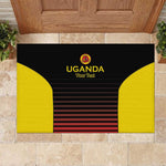 Jamhuri ya Uganda Rugby Custom Rubber Doormat Go Champions Cranes