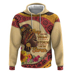 African Woman Hoodie I Am The Storm - African Pride