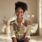 African Woman Women Casual Shirt I Am The Storm - African Pride