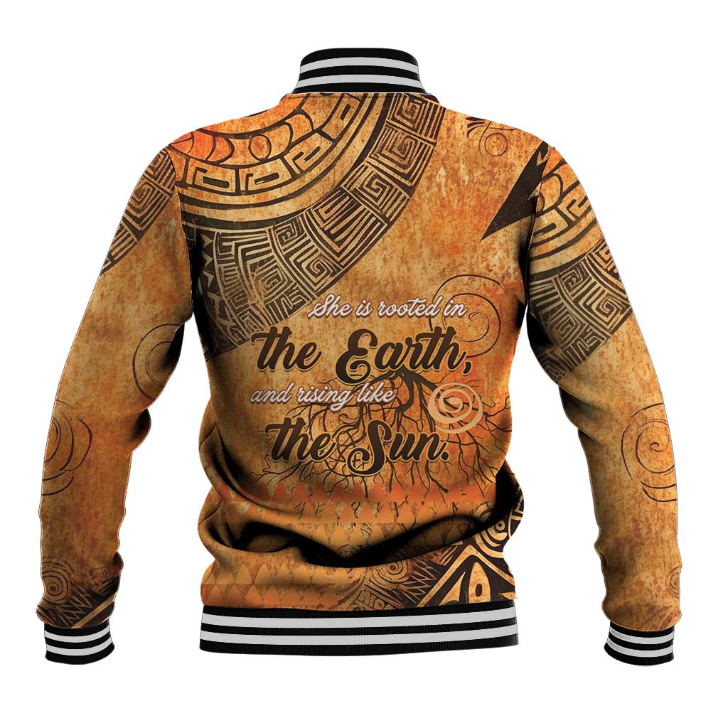 African Women Baseball Jacket With Tribal Pattern - African Pride