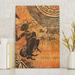 African Women Canvas Wall Art With Tribal Pattern - African Pride