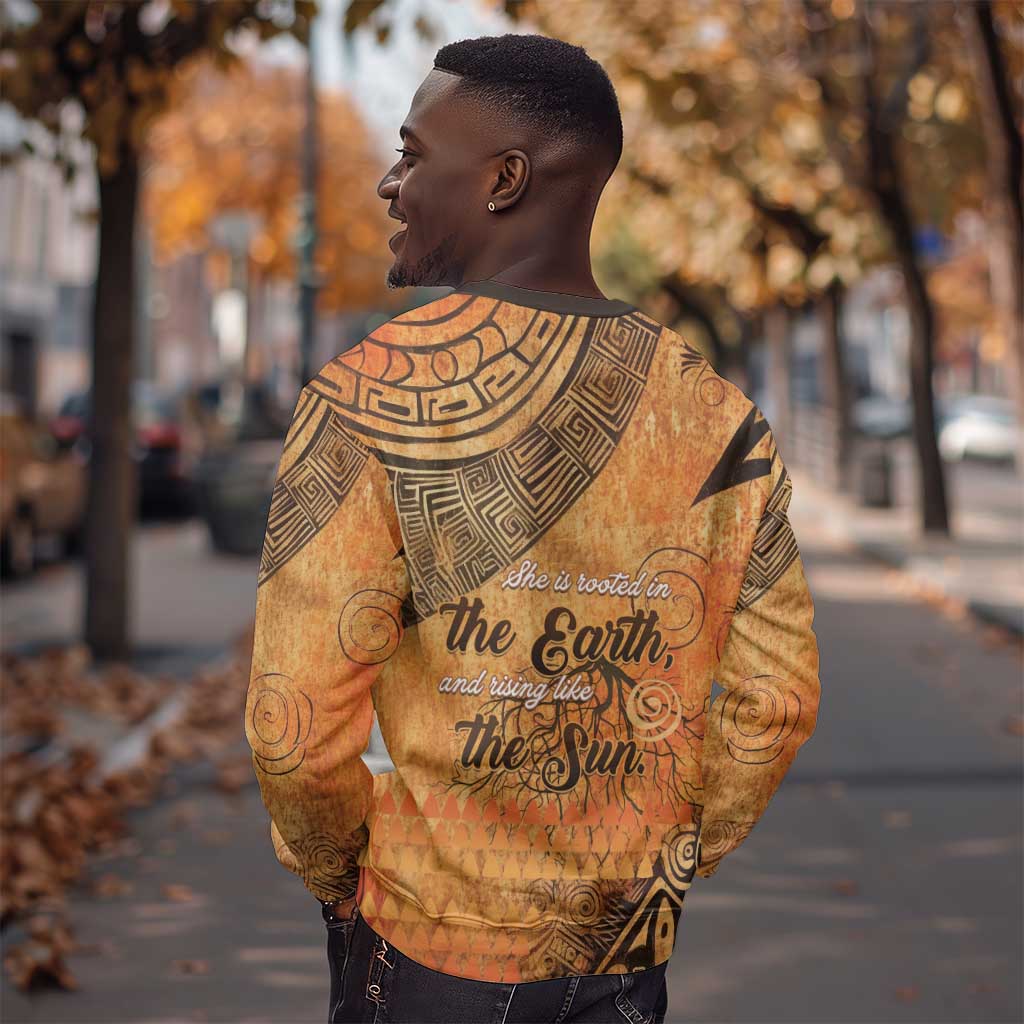 African Women Sweatshirt With Tribal Pattern - African Pride