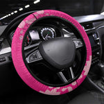 African Women Black Beautiful Brave and Bressed - Pink Color Steering Wheel Cover - African Pride