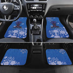 African Women Black Beautiful Brave and Bressed - Blue Color Car Mats - African Pride