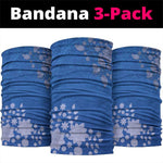African Women Black Beautiful Brave and Bressed - Blue Color Neck Gaiter - African Pride