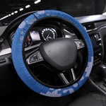 African Women Black Beautiful Brave and Bressed - Blue Color Steering Wheel Cover - African Pride