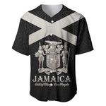 Personalized Jamaica Baseball Jersey Out of Many One People Silver Color - African Pride