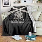 Jamaica Blanket Out of Many One People Silver Color - African Pride