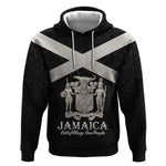 Personalized Jamaica Hoodie Out of Many One People Silver Color - African Pride