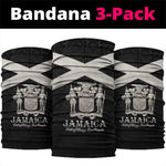 Jamaica Neck Gaiter Out of Many One People Silver Color LT15