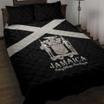 Jamaica Quilt Bed Set Out of Many One People Silver Color - African Pride