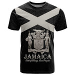 Personalized Jamaica T shirt Out of Many One People Silver Color - African Pride