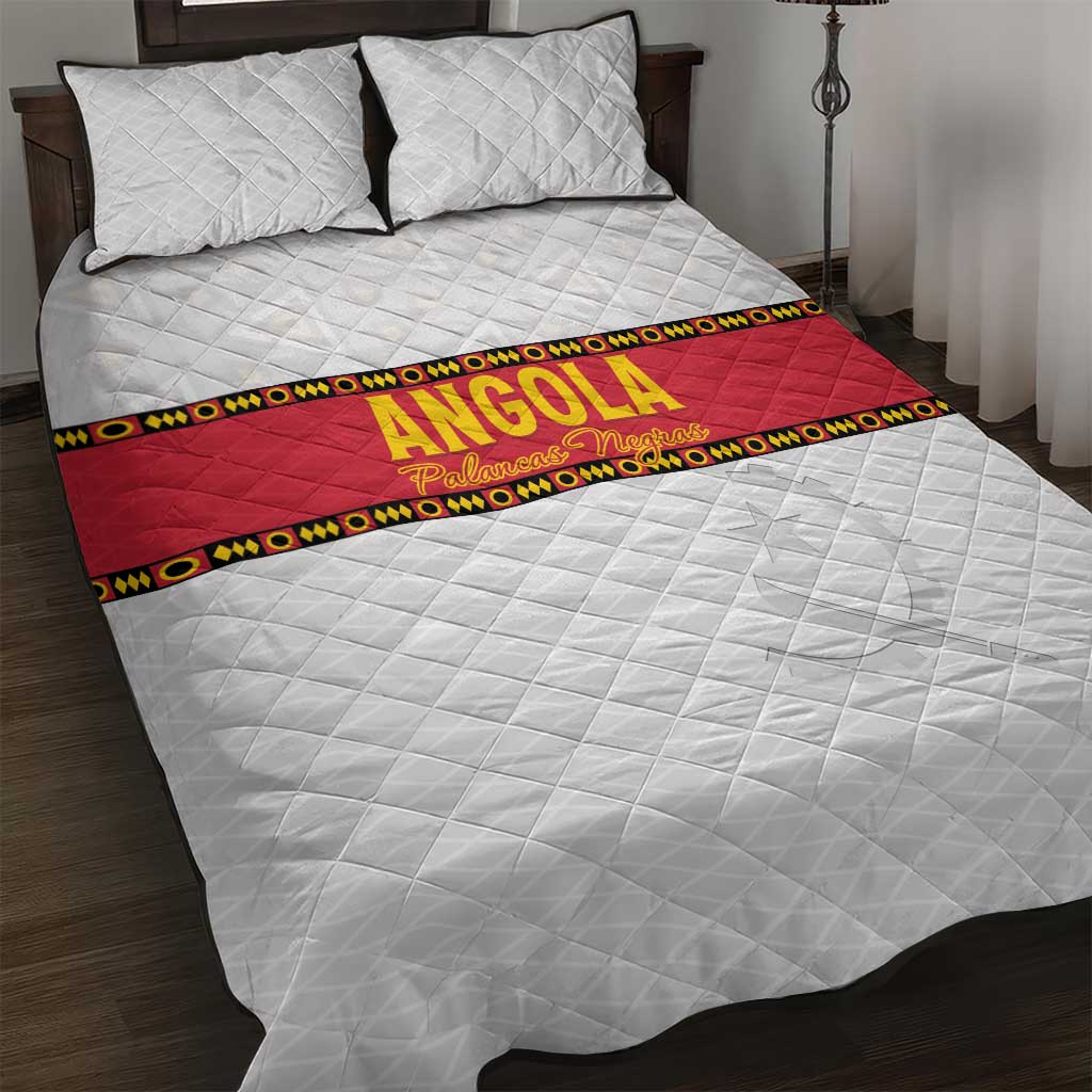 Afro Angola Football Quilt Bed Set Go Palancas Negras - African Pride