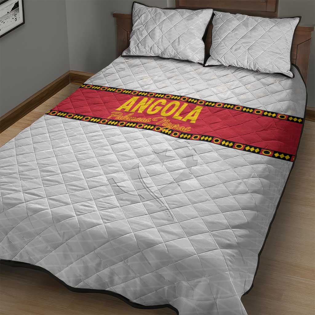 Afro Angola Football Quilt Bed Set Go Palancas Negras - African Pride