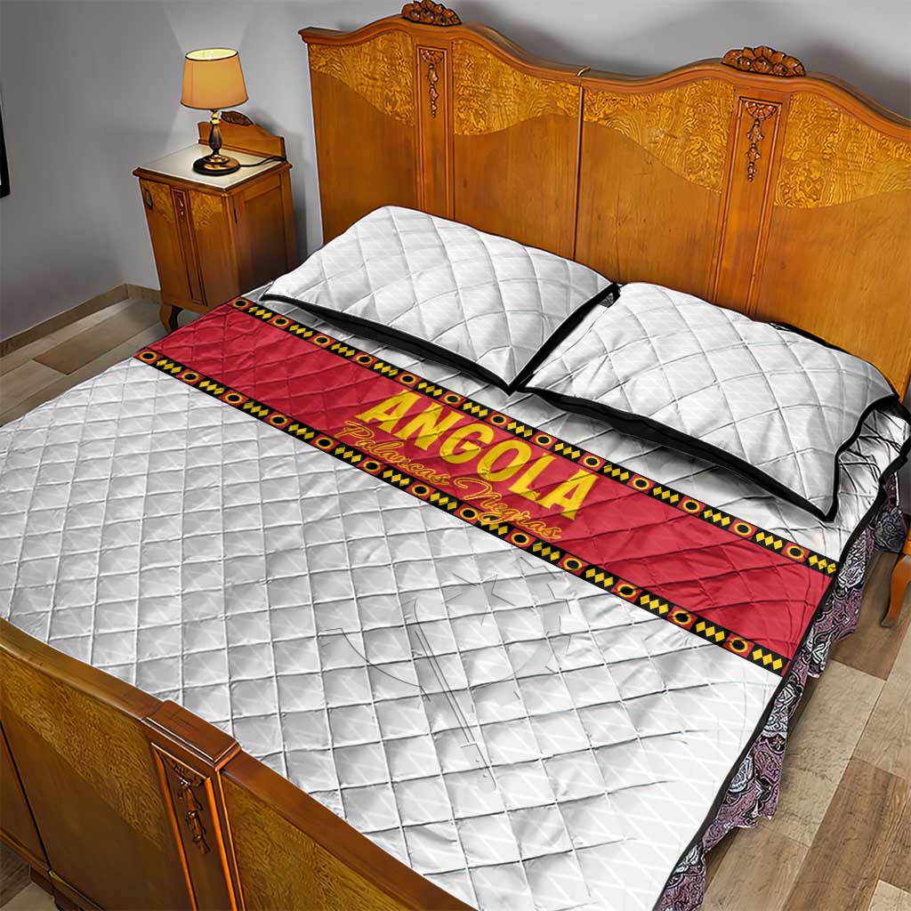 Afro Angola Football Quilt Bed Set Go Palancas Negras - African Pride