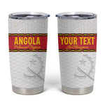 Afro Angola Football Custom Tumbler Cup Go Palancas Negras - African Pride