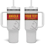 Afro Angola Football Custom Tumbler With Handle Go Palancas Negras - African Pride