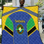Afro Tanzania Football Quilt Go Taifa Stars Go - African Pride