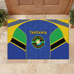 Afro Tanzania Football Rubber Doormat Go Taifa Stars Go - African Pride