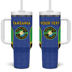 Afro Tanzania Football Custom Tumbler With Handle Go Taifa Stars Go - African Pride