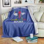 Afro Central African Republic Football Blanket Go Champions - African Pride