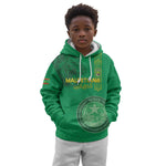 Afro Mauritania Football Custom Kid Hoodie Go Al-Murabitun - African Pride