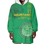 Afro Mauritania Football Custom Wearable Blanket Hoodie Go Al-Murabitun - African Pride