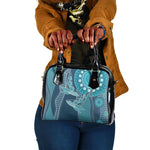 South Africa Whale Festival Shoulder Handbag African Shwe Shwe Pattern - African Pride