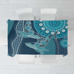 South Africa Whale Festival Tablecloth African Shwe Shwe Pattern - African Pride