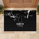 Pray for Tarseen Rubber Doormat Sudan Darfur Be Strong - African Pride
