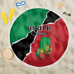 Darfur Sudan Beach Blanket Be Strong - African Pride