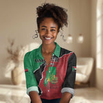 Darfur Sudan Personalized Women Casual Shirt Be Strong - African Pride