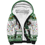 Afro Christmas Rugby Zimbabwe Sherpa Hoodie The Sables Krismes Yakanaka - African Pride