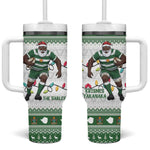 Afro Christmas Rugby Zimbabwe Tumbler With Handle The Sables Krismes Yakanaka - African Pride