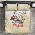 Tuskegee Airmen Bedding Set Red Tails Legacy Retro Style - African Pride